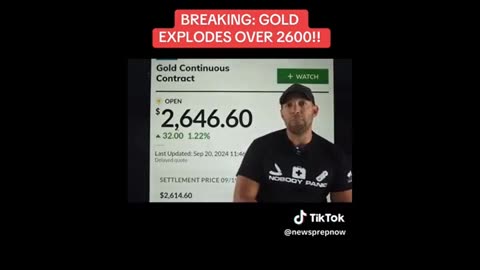 Canadian Prepper on what the Gold Price Means ..