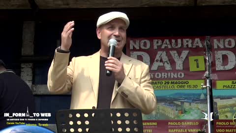 "No Paura Day 1" di Torino, 29 Maggio 2021, intervento di Paolo Sensini