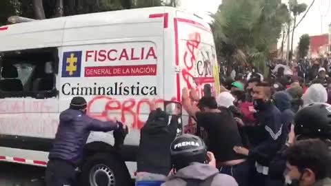 Protestas en Bogotá