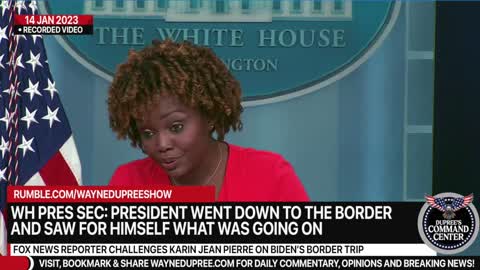 Doocy Challenges WH Press Sec On Reality vs Show Border Crisis Visit