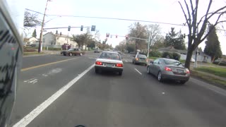 Driver Apologizes to Motorcyclist