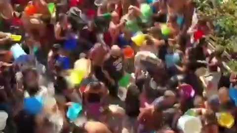 La Chiena, festa dell'acqua a Campagna (Salerno),...alla faccia della siccità!