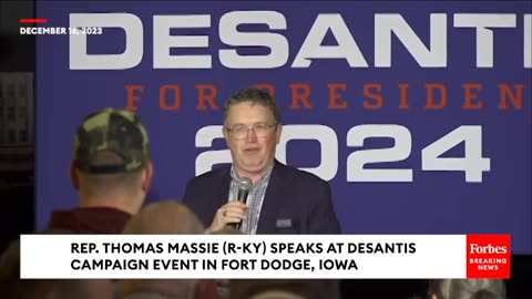 Massie Details Surprise Call From DeSantis When 'Everybody Hated Me For' Opposing COVID-19 Policy