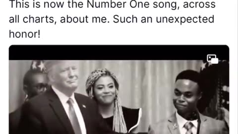 BREAKING REPORT: Trump song reaches # 1 on the charts..