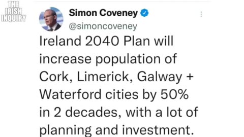 Simon Coveney lies to Stephen Kerr about mass migration (Irish Inquiry) 7-12-23