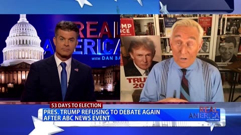 REAL AMERICA -- Dan Ball W/ Roger Stone, Did ABC Help Kamala Before The Debate Too?, 9/13/24