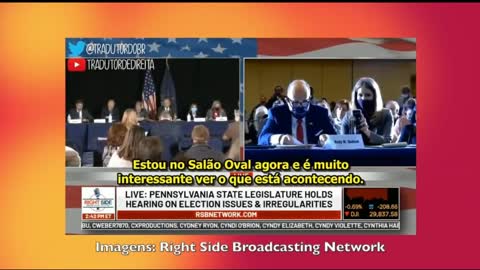 Audiência Publica na Pensilvânia sobre as Fraude nas Eleições Americanas.