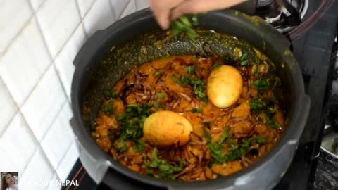 How to make Egg Biryani at home (Nepali Style)