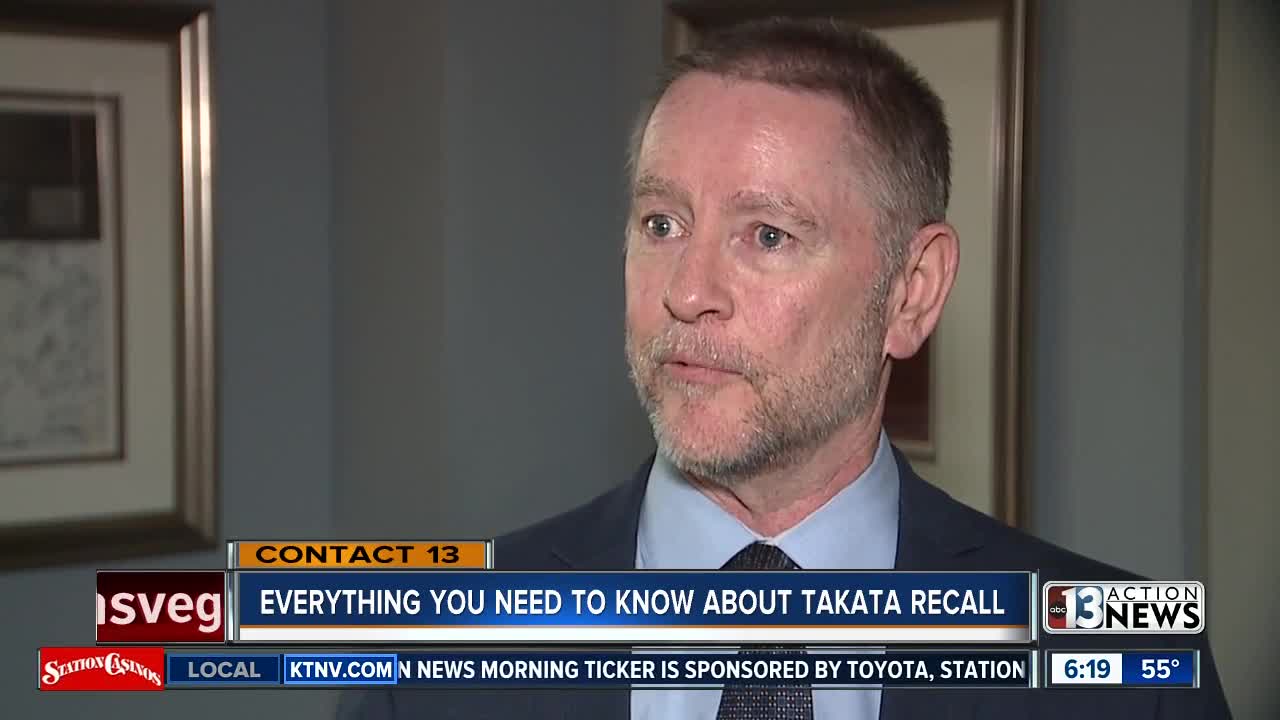 Update on Takata recall