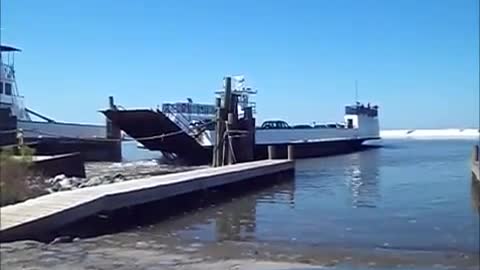 Ferry from Dauphin Island to Fort Morgan, AL September 7, 2011