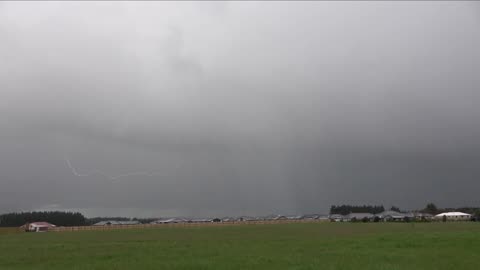 Hail storm in Canterbury, New Zealand