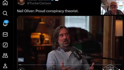 Tucker Carlson - with Neil Oliver - Proud Conspiracy Theorist - Waking Up - Trust Lost - 6-21-24