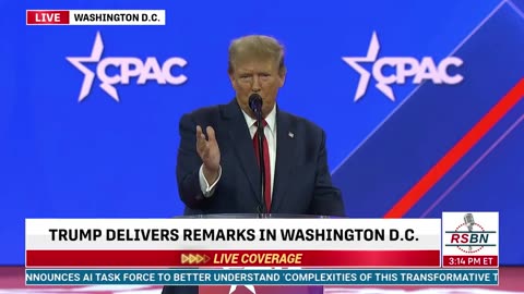 TRUMP DELIVERS A TELEPROMPTER FREE SPEECH