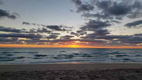 Sunrise in real time - Palm Beach, Florida