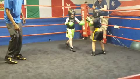 First Time sparring