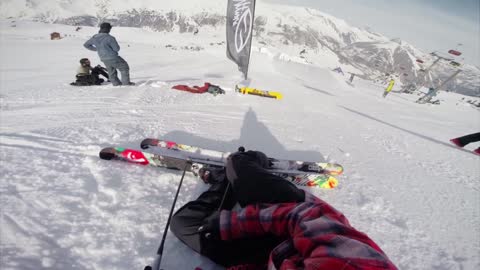 Huge Double Backflip Gap with Jesper Tjäder