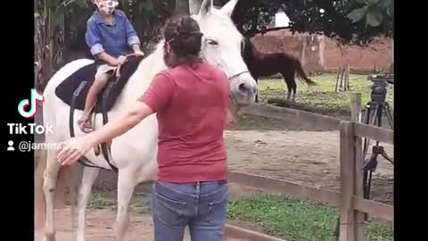 Noah in hippotherapy