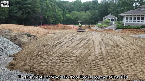 Pool demolition time lapse in Richmond Va