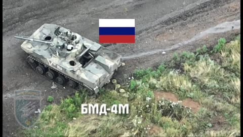 Ukrainian Drone Smashing into Russian IFV