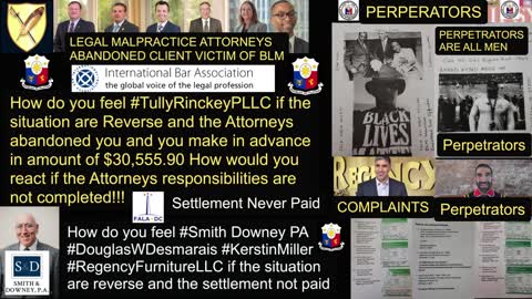 Supreme Court Client Complaints Tully Rinckey PLLC / Smith Downey PA / Regency Furniture LLC