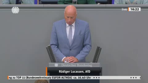 Rüdiger Lucassen Rede vom 27.06.2024 – Bundeswehreinsatz EUFOR ALTHEA