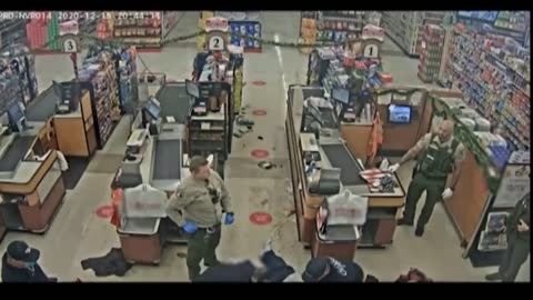 Store Surveillance Video of the Arrest of Ernie Serrano