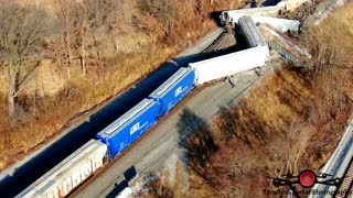 Train Derailment Northwest Indiana, near County Line Road and U.S. 12