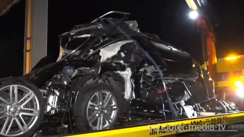 Audi RS6 300 km/h crash X Kerosene