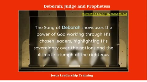 Deborah Judge and Prophetess