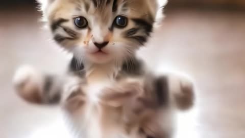 Cat dancing