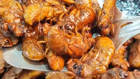 Fried bug for Chinese restaurant