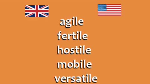 BRITISH ENGLISH VS. AMERICAN ENGLISH: PRONUNCIATION