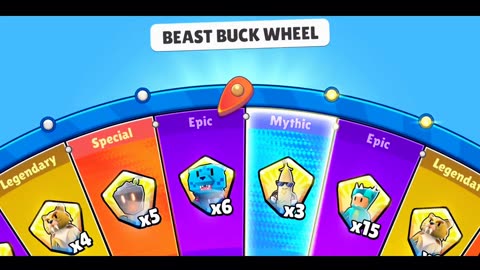 STUMBLE GUYS 👾 BEAST BUCK WHEEL 🎡