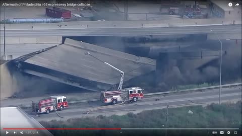 False Flag - I-95 collapse Philadelphia Part 3 - Truck Fuel Melts Steel Beams