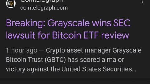 Grayscale wins lawsuit against SEC for Bitcoin ETF