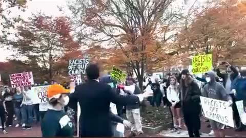 Alex Stein & Gavin McInnes flee Penn State Woke Mob