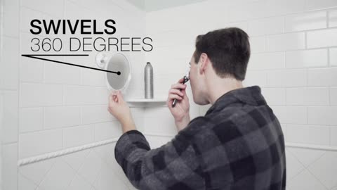 HoneyBull Shower Mirror Fogless for Shaving