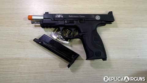 Umarex S&W M&P 9L Blowback CO2 Airsoft Pistol Table Top Review