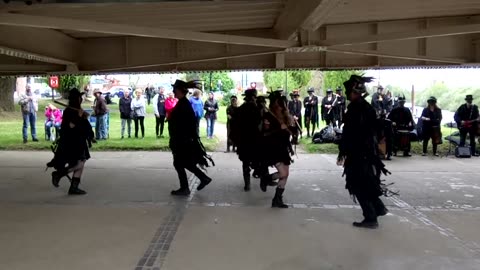 Beltane Border Morris dance Shapeshifter at Upton 2017