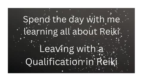 Qualification in Reiki Healing