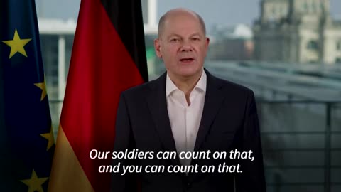 Germany's Scholz rejects talk of sending NATO troops to Ukraine😂