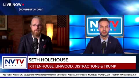 Seth Holehouse Discusses Rittenhouse, Lin Wood, Distractions & Trump with Nicholas Veniamin