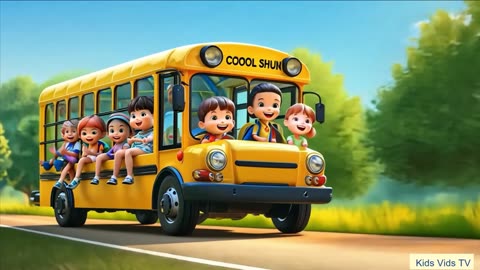 The Wheels On The Bus Go Round and Round | New Nursery Rhymes & Kids Songs