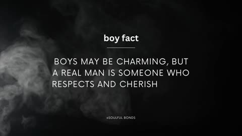 Boys may be charming