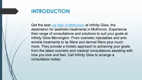 Get the best Lip filler in McKinnon