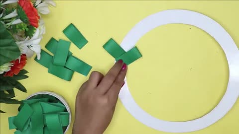 DIY Christmas Wreath/Christmas Wreath from Paper/How to make Christmas Wreath/Christmas Decoration