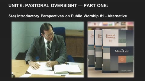 Albert Martin's Pastoral Theology Lecture 110