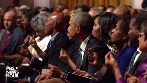 Watch President Obama speak -- and sing -- at White House tribute to Ray Charles