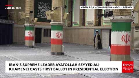 Iran Supreme Leader Khamenei Casts First Ballot In Presidential Election