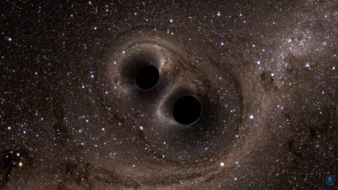 Two Black Holes Merge